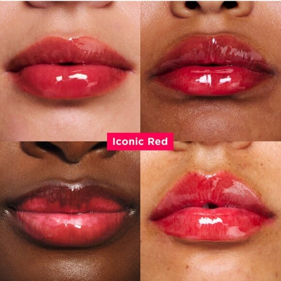 Clarins Limited Edition Hydration Lip Comfort Oil 54 Iconic Red 0.2 Oz. NEW - Picture 3 of 8